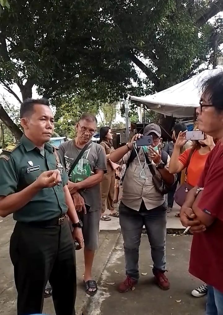 Sambut HUT TNI Ke – 78 Binjai – Langkat,Pedagang Kosongkan Lapangan Eks 121 Askela