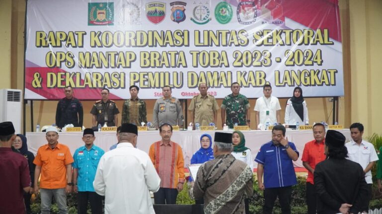 Dandim 0203/Langkat,Kordinir Kemampuan TNI di Wilayah Kabupaten Langkat Jelang Pemilu