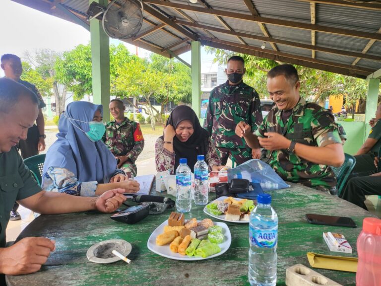 Pengecekan Rutin Penyakit Menular Kepada Personil Koramil 11/Tanjung Pura