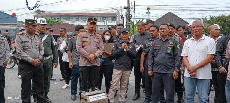 Polres Binjai Laksanakan Pengamanan Eksekusi Oleh Pengadilan Negeri